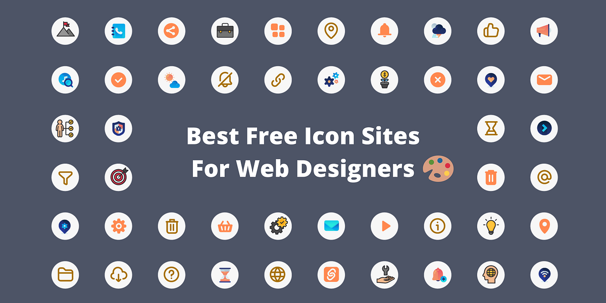 15+ Best Free Icon Sites for Web Designers