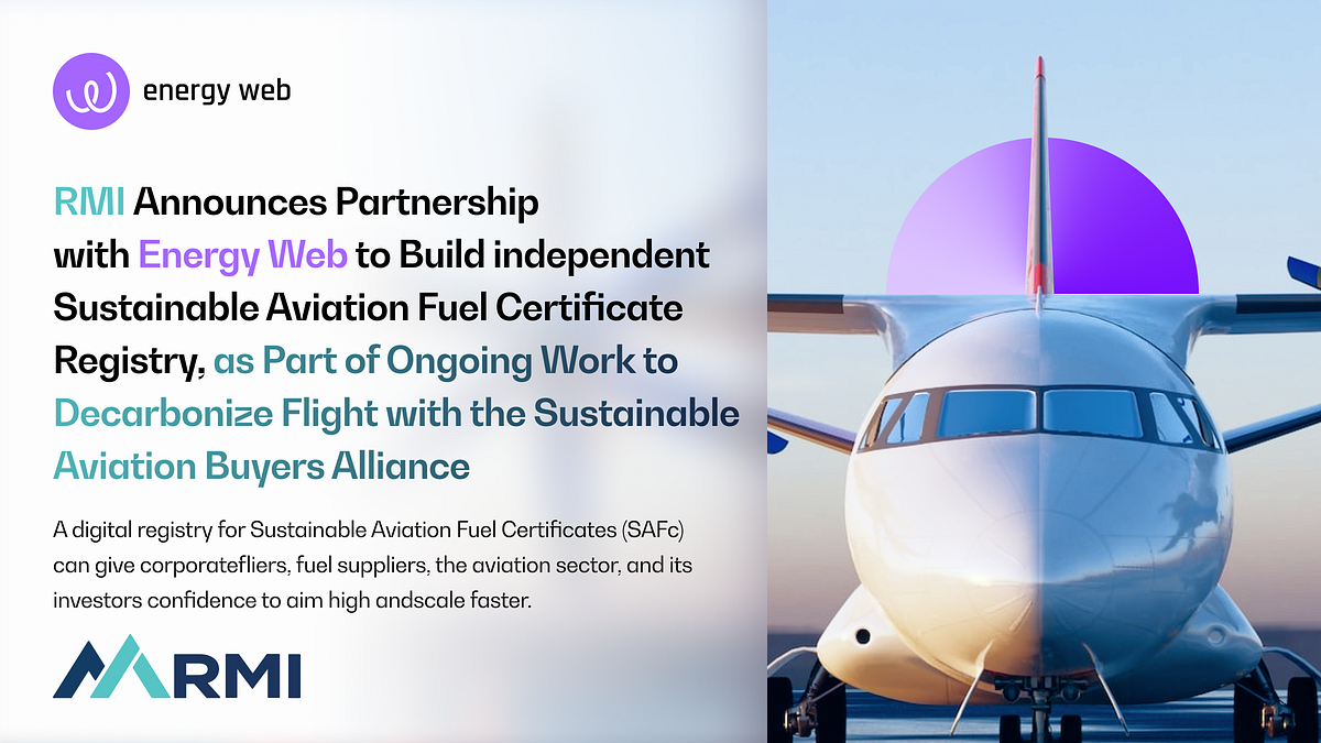 RMI Partners with Energy  to Build Sustainable Aviation Fuel