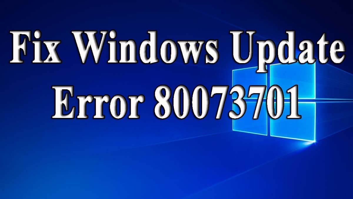 How To Fix KB4524570 Error Code 0x80073701 In Windows 10 1909 By Mia