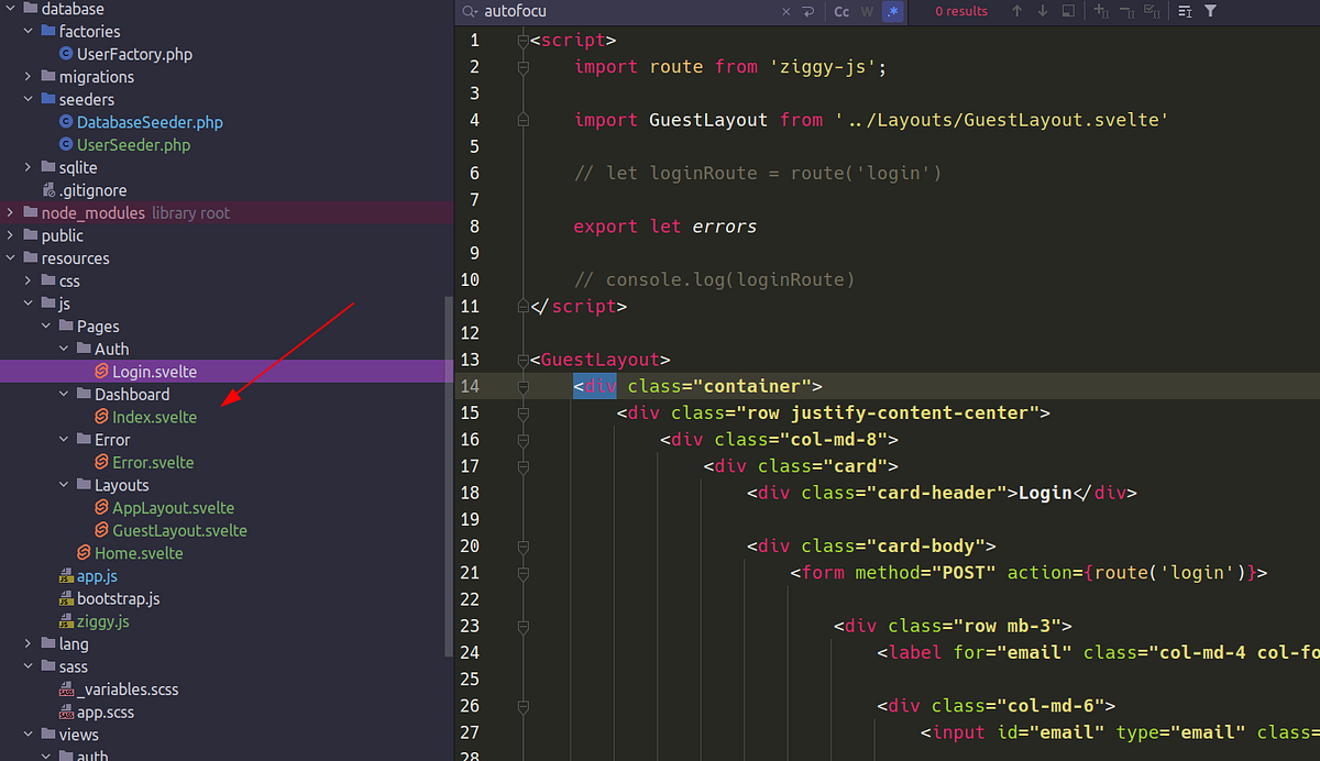 Laravel+InertiaJS+Svelte+Bootstrap Auth Step By Step Tutorial Part 1