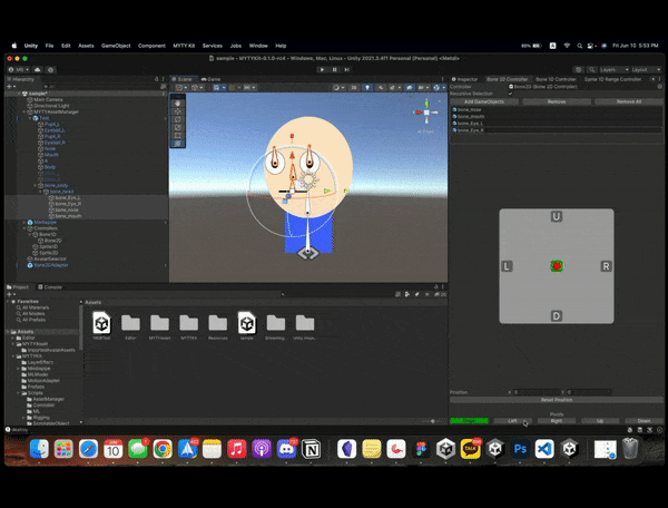 Image: A sample GIF of MYTY Avatar production process