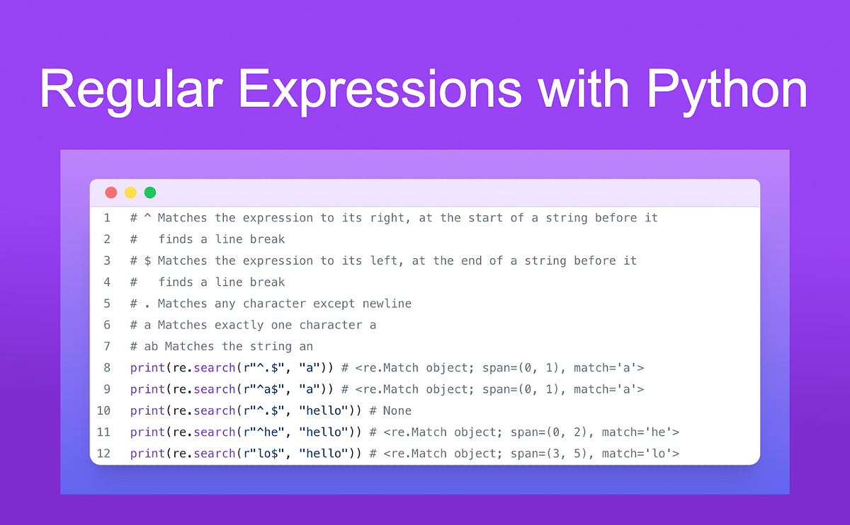 Two Minutes Nlp — Python Regular Expressions Cheatsheet By Fabio Chiusano Nlplanet Medium 8925