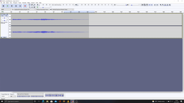 gaming export audio audacity