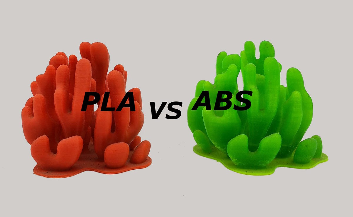 PLA VS ABS: Which 3d printing filament is better for you? | by Barret Zhang  | Medium
