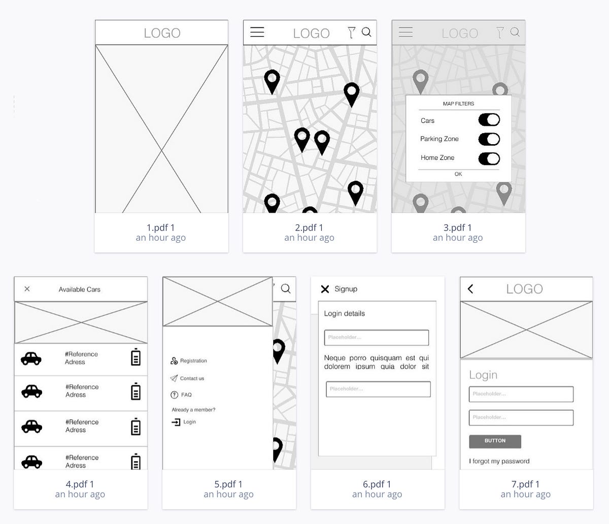 EMOW APP PROTOTYPE IN INVISION. InVision is a prototyping tool that