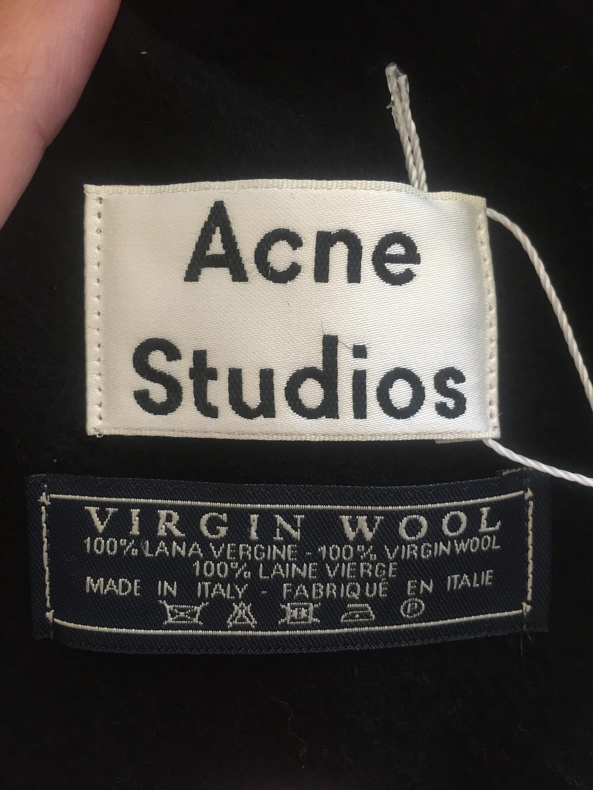 real and fake Acne Canada scarf 
