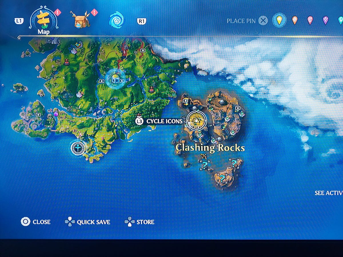 Immortals: Fenyx Rising, Map, the World, Vast.  by Rodney McGill  Aug