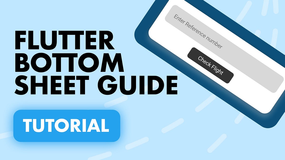 Flutter Beginners Guide to using the Bottom Sheet | by Dane Mackier |  Flutter Community | Medium
