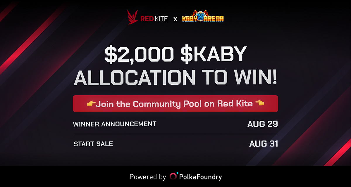 Red Kite Will Have The First Ever Community Pool for $KABY IDO!