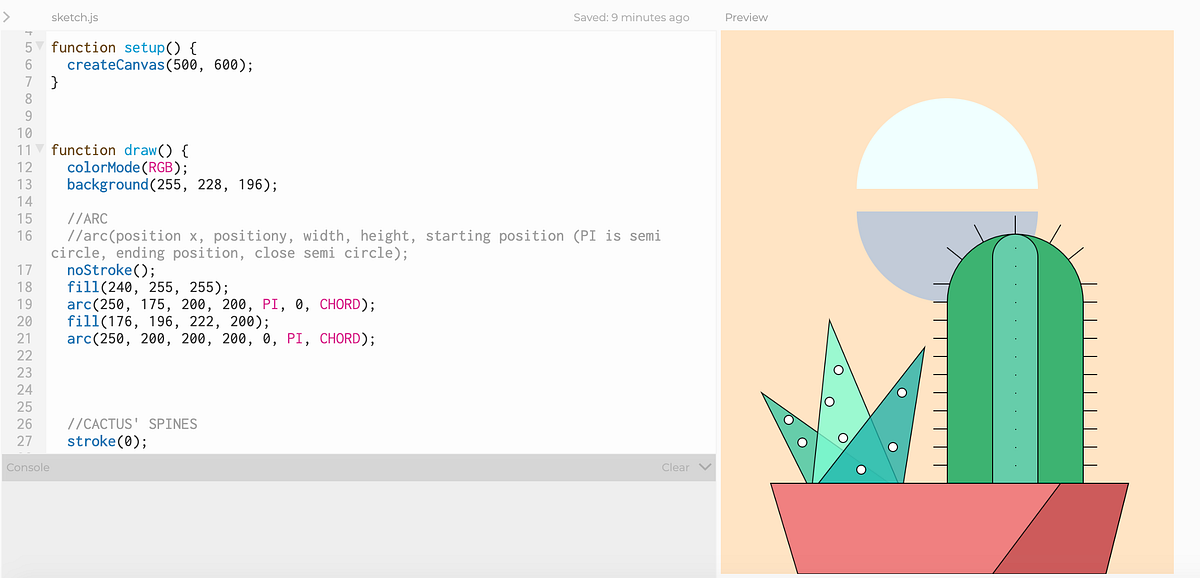 Week 1 Thoughts & P5.js Drawing Assignment by Themis García Computational Media Medium