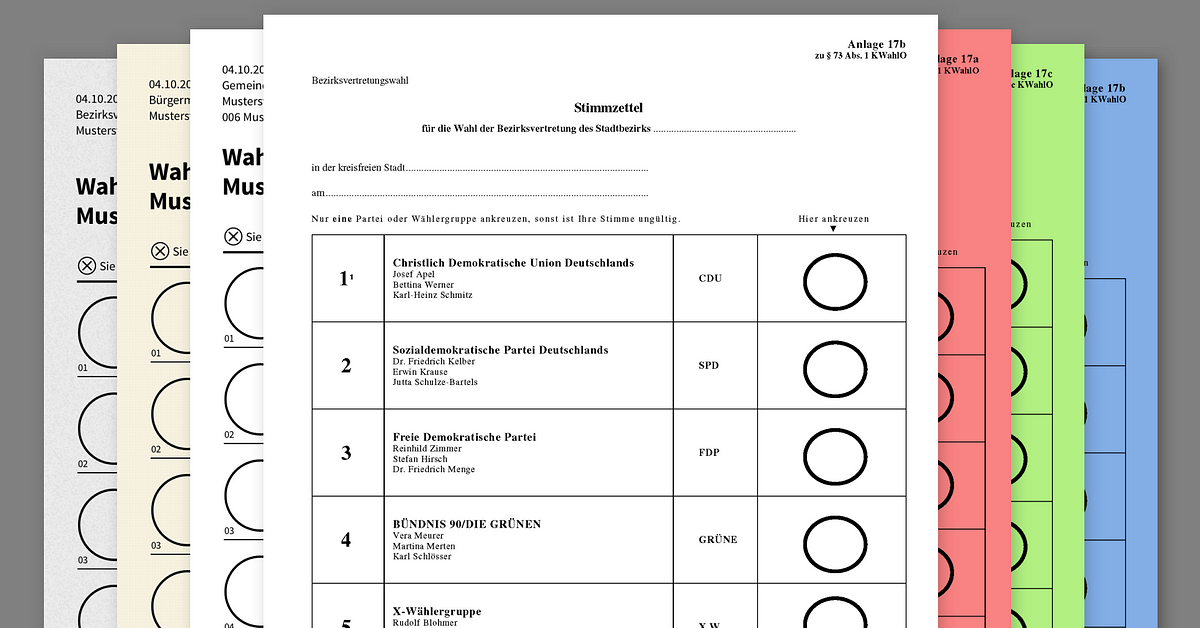 Was Mit Unseren Stimmzetteln Nicht Stimmt F Ranft Medium