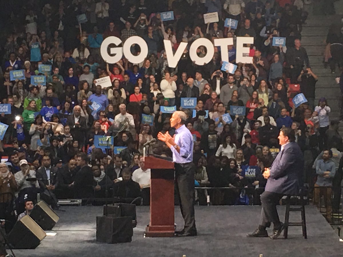 Illinois Democrats rally around Obama prior to 2018 midterm elections ...