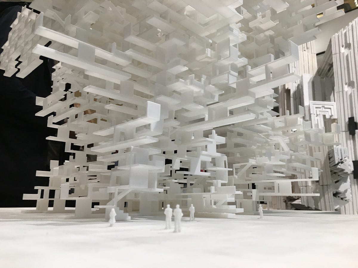 Whopping Architecture Model Made Possible with Batch 3D Printing by
