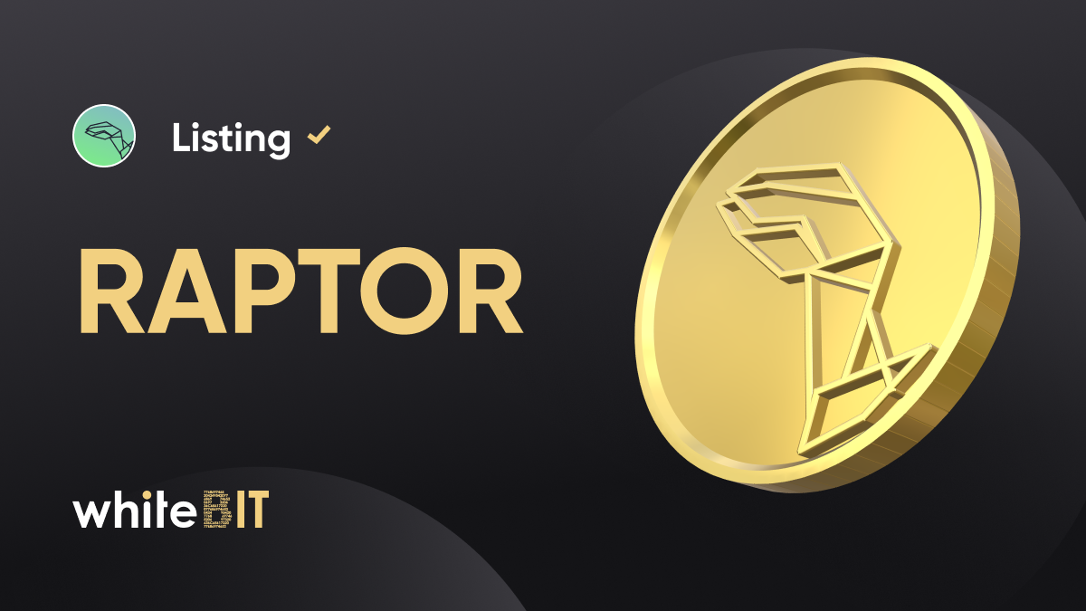 Raptor Is Available On Our Exchange Now Whitebit Medium