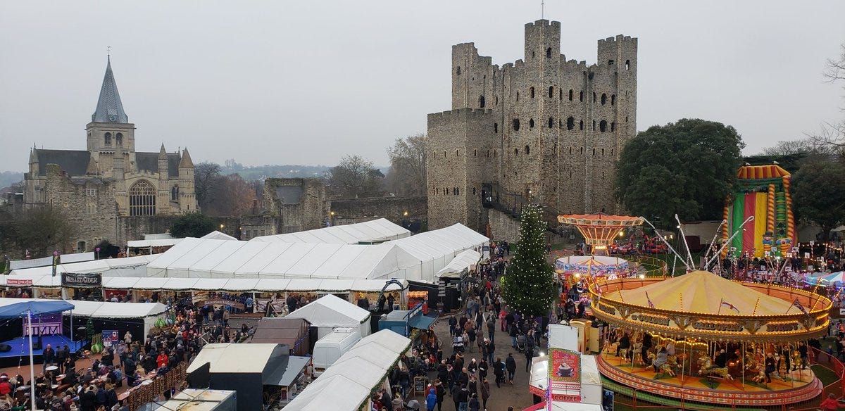 Rochester Christmas Market. The Rochester Christmas Market opened… by