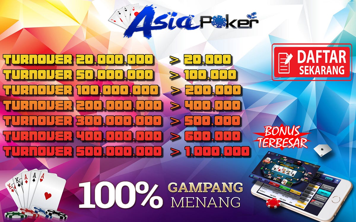 kami dari asiapoker ingin mengajak anda bergabung disitus