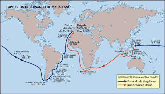 28 de Noviembre de 1520: Del Atlántico al Pacífico - Punto y coma - Medium