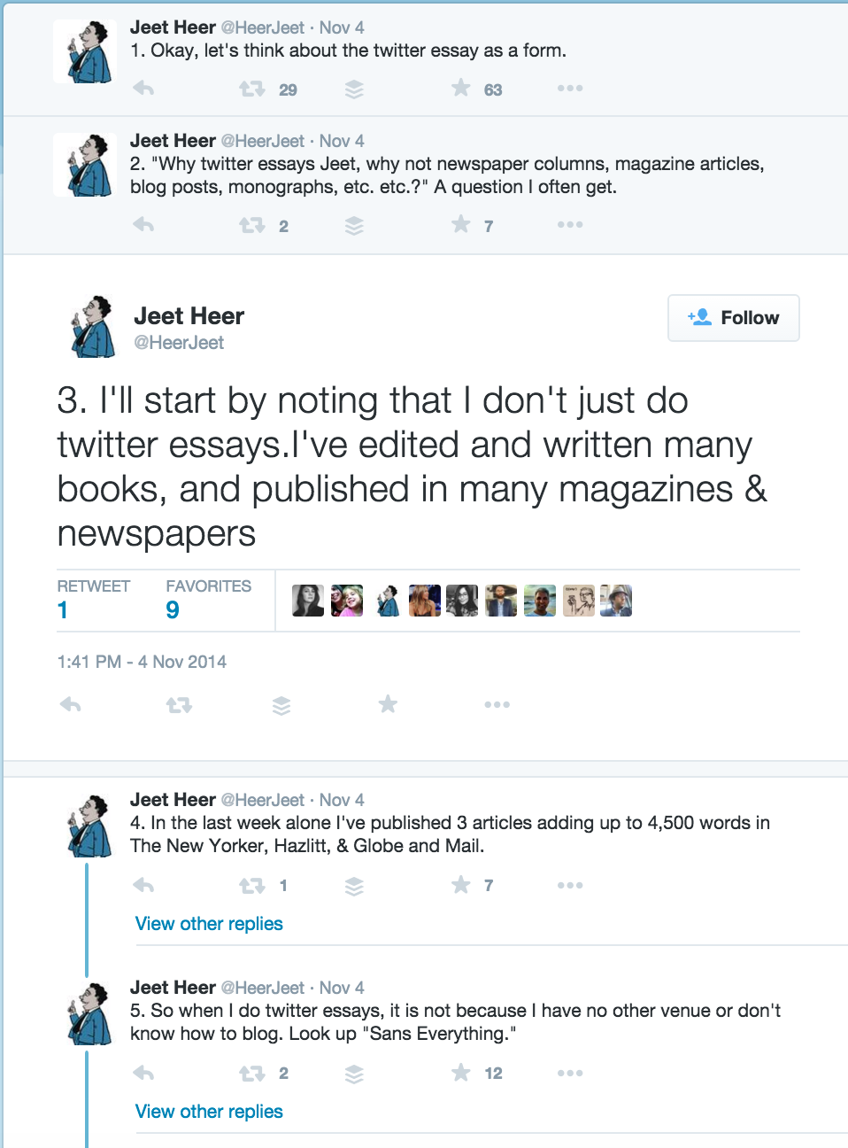 How to write a Twitter essay. An illustrated guide  by Andrew