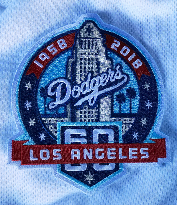 The Dodgers' history on their sleeve 