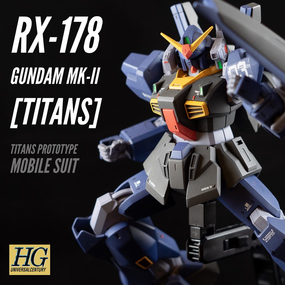 調色しない勇気 Hgucガンダムmk2ティターンズ仕様を作った話 以前 Hgucガンダムmk2ティターンズカラーを作ったので撮影しました エアブラ By Mitsuru Haga Medium