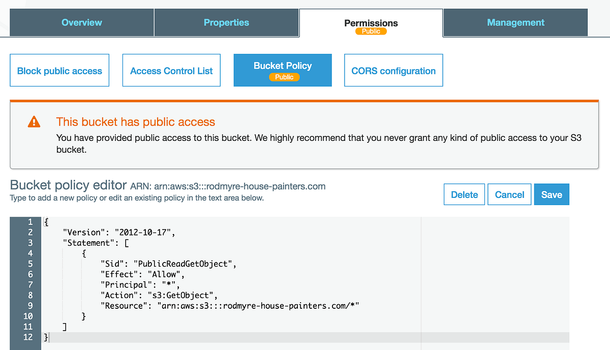 How to never have a public S3 bucket by Teri Radichel Cloud