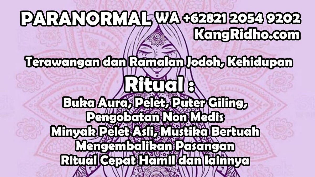 Ruwatan buang sial mudah dapat jodoh dan lancar rezeki ...