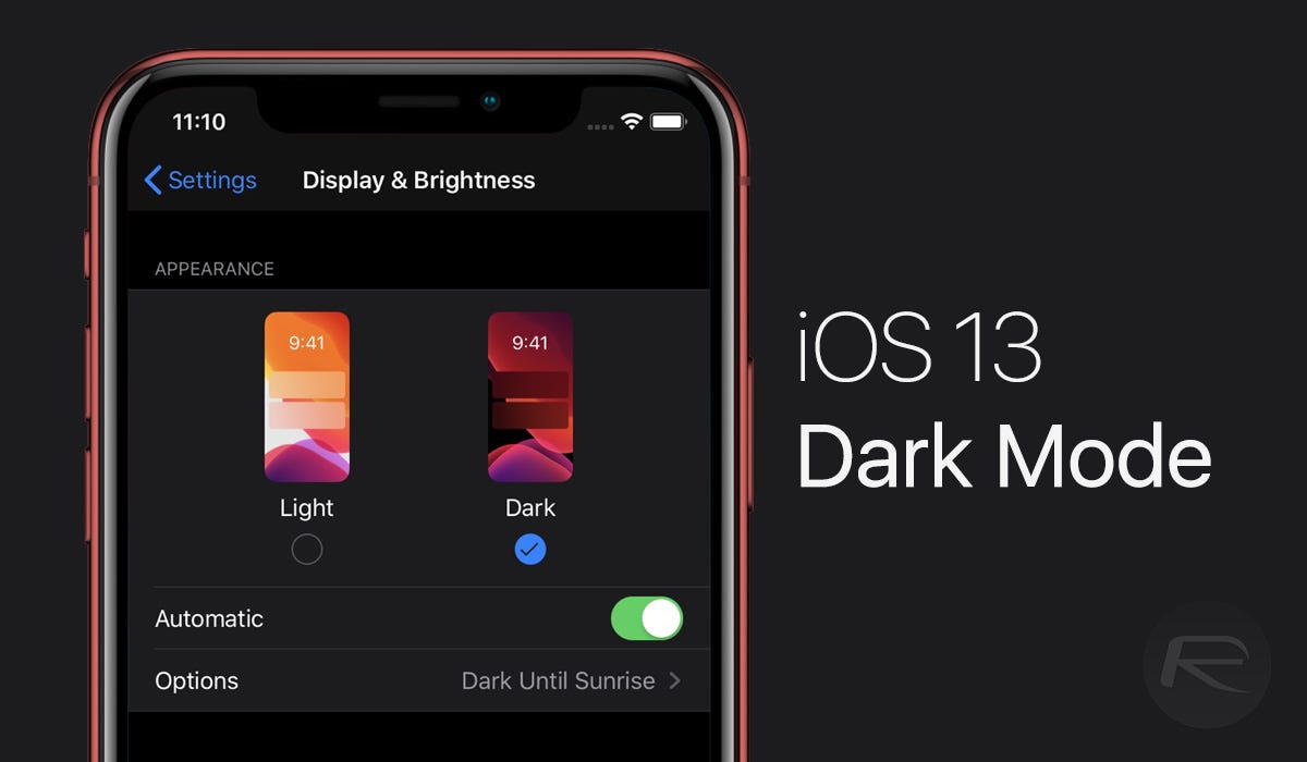 Iphone Facebook Dark Mode