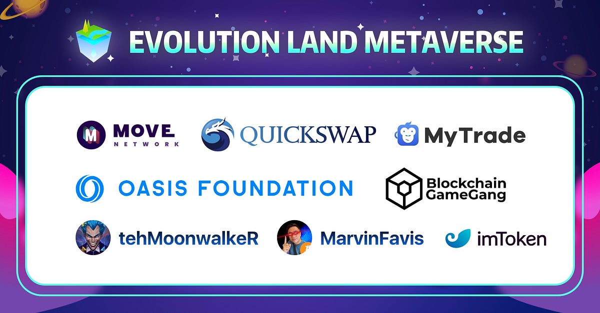 Star projects and influencers announce to join the Metaverse Evolution Land