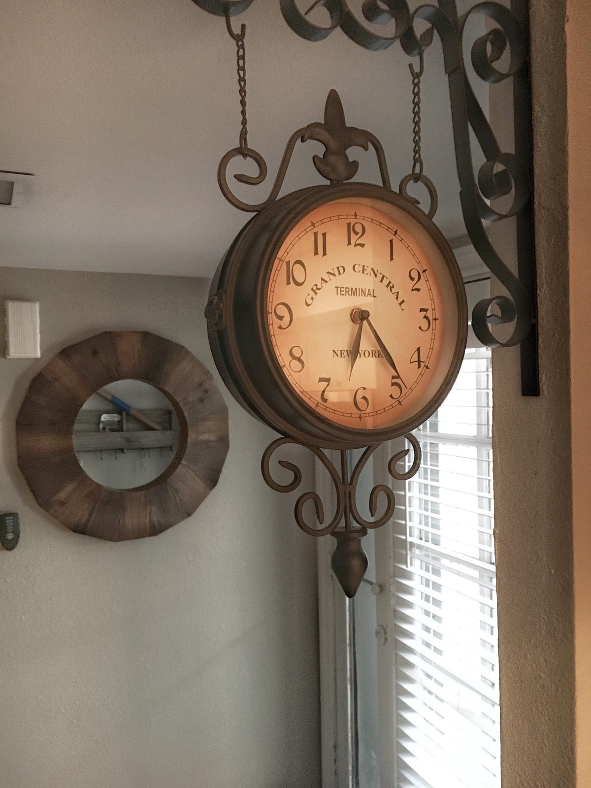 Time is relative. I’ve hung this clock in three different… by Marcus