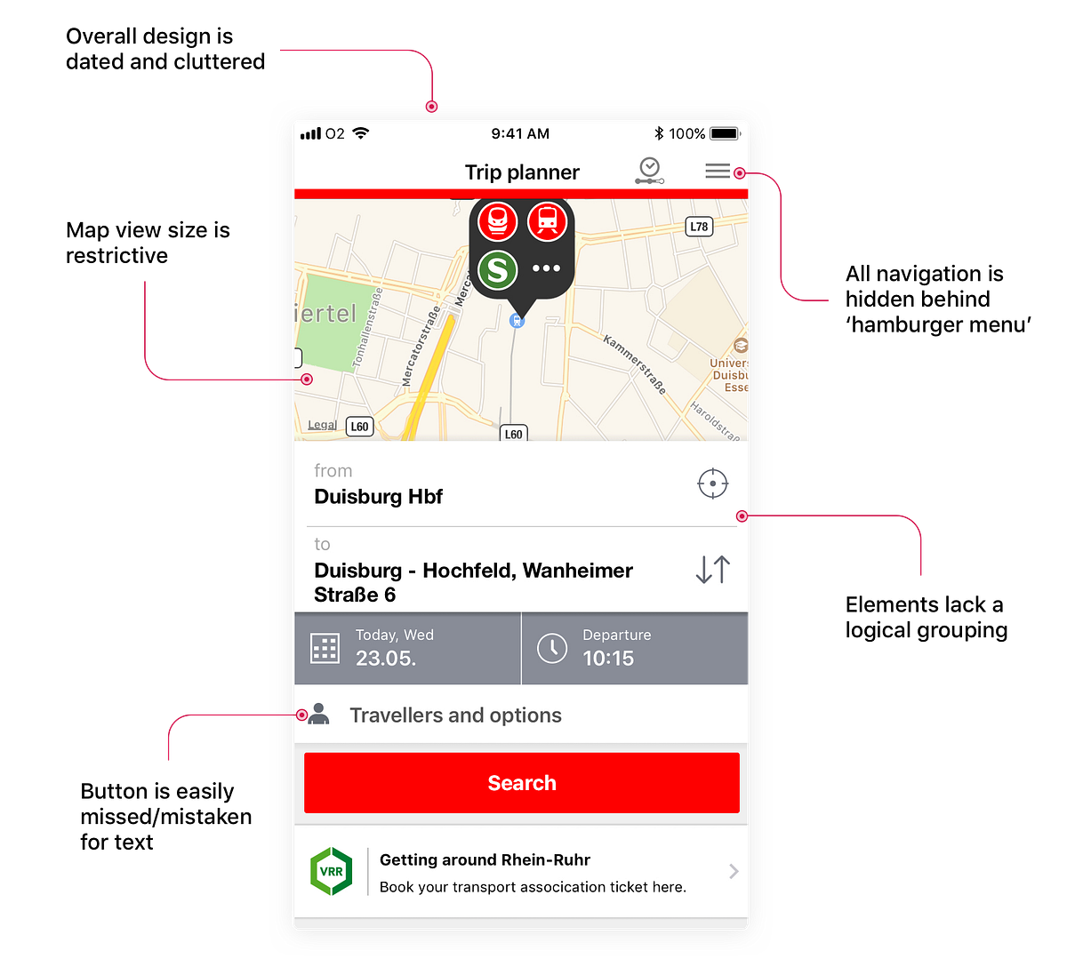 Designing a better Deutsche Bahn app - Amr on Products - Medium