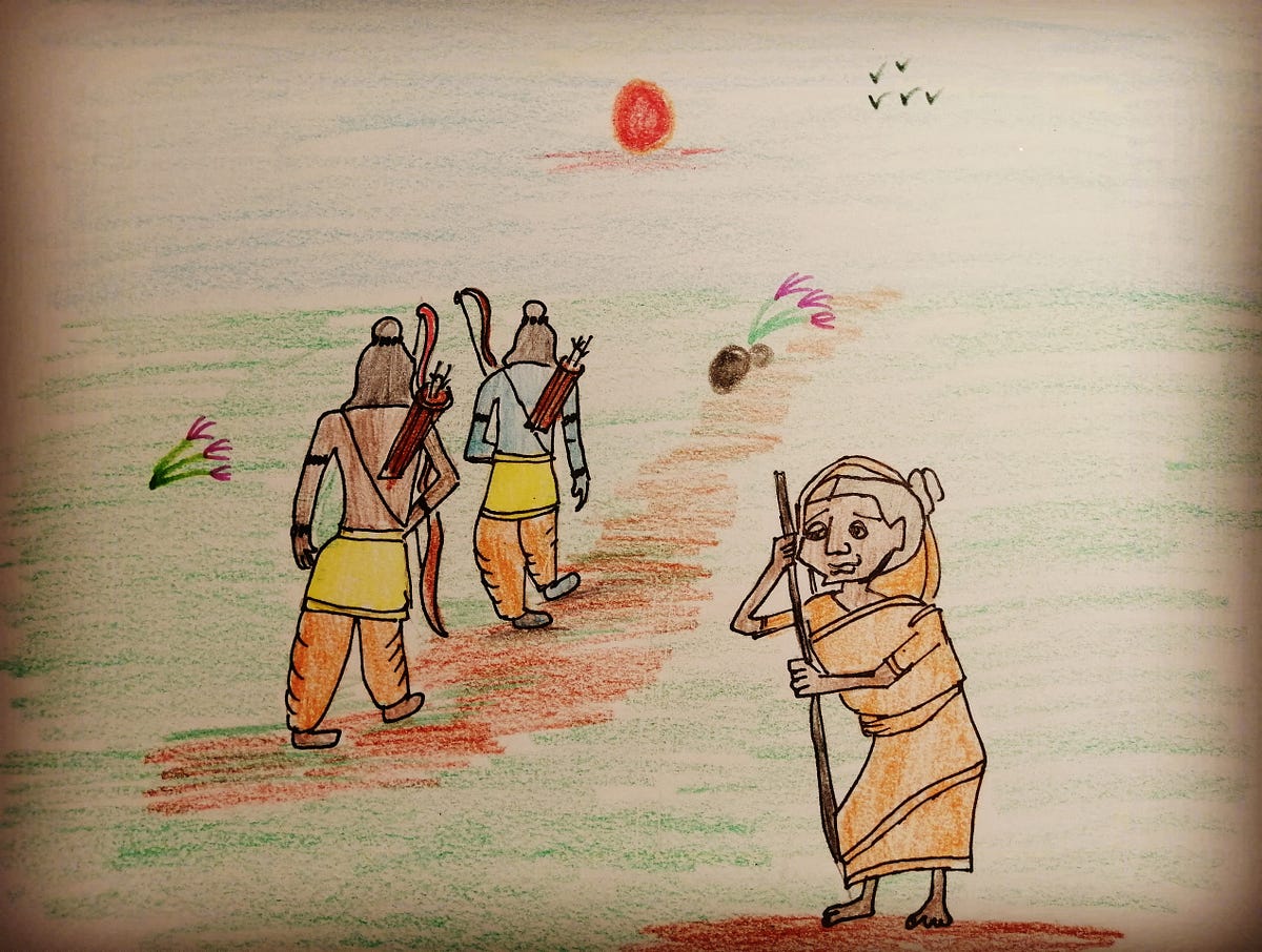 Story Of Shabari. Shabari Was A Little Nishada/ Tribalâ¦ | By Vrinda Vijayan | Medium
