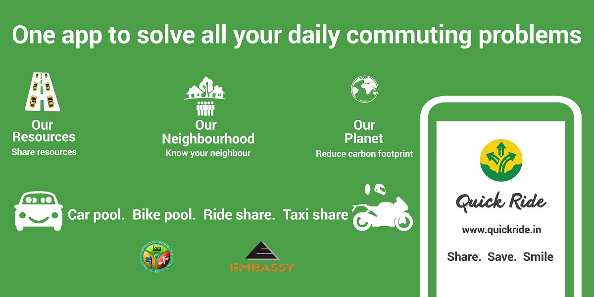 Carrpool App Carpool App Bangalore by QuickRide Medium