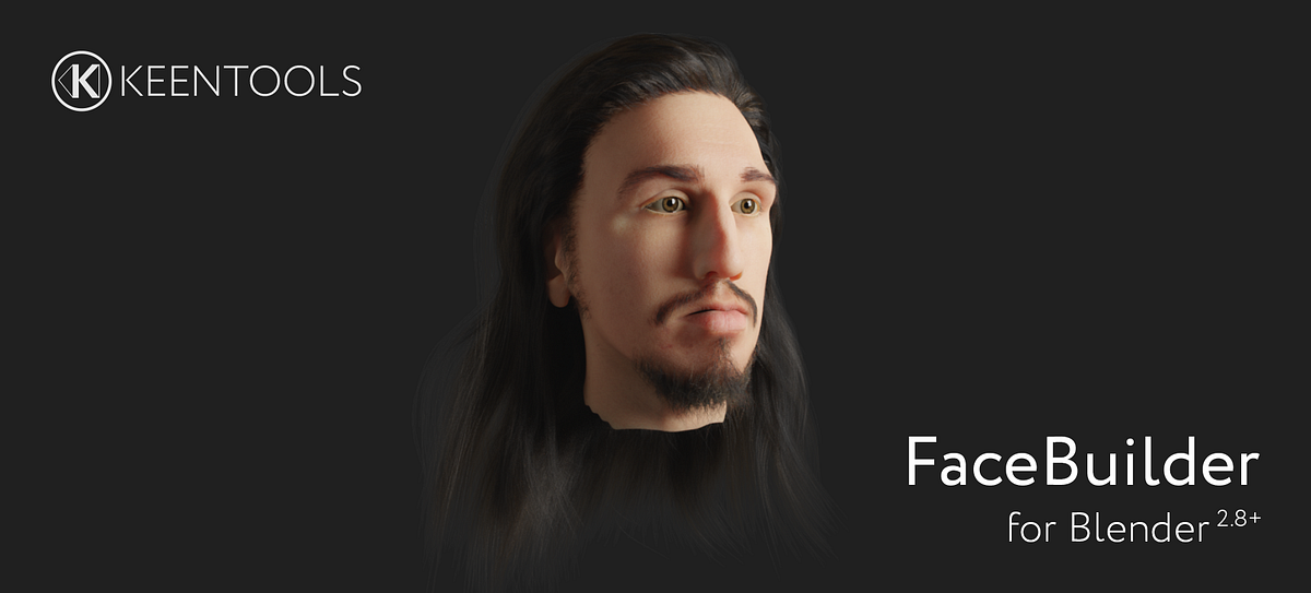 FaceBuilder for Blender Guide. FaceBuilder is a Blender add-on that… | by  KeenTools | KeenTools | Medium