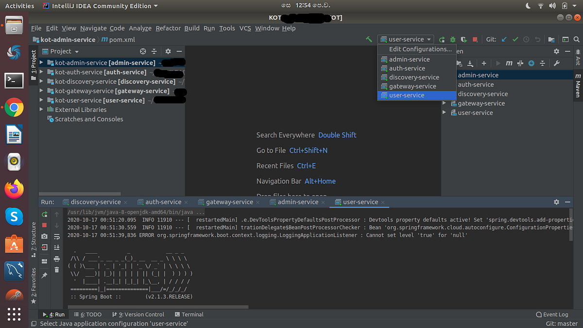 IntelliJ IDEA: Running multiple Microservices in one workspace as one  project | by Rohan C Bandara | Medium