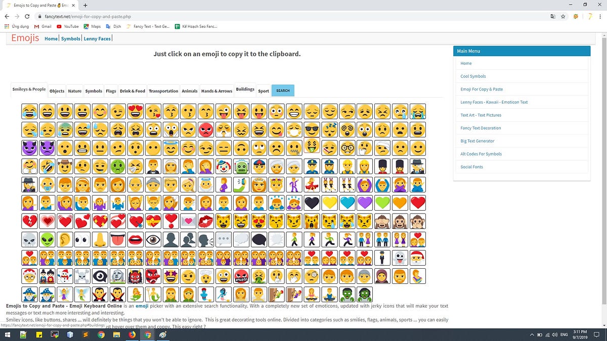 Emojis to Copy and Paste Emoji Keyboard Online - Fancy ...