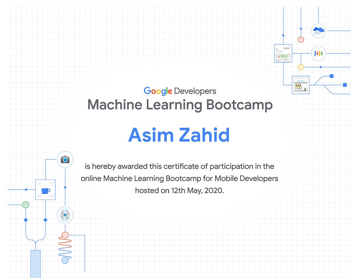 Machine Learning Bootcamp by Google 