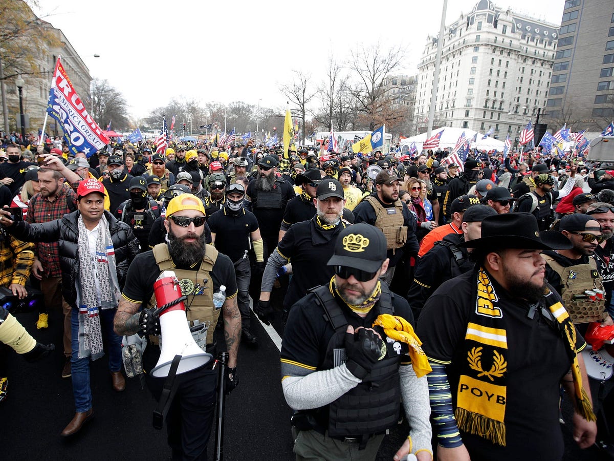 The Fascists Marching on Washington Aren't Looking For "Calm". | by Lauren Elizabeth | Dec, 2020 - Vimarsana News