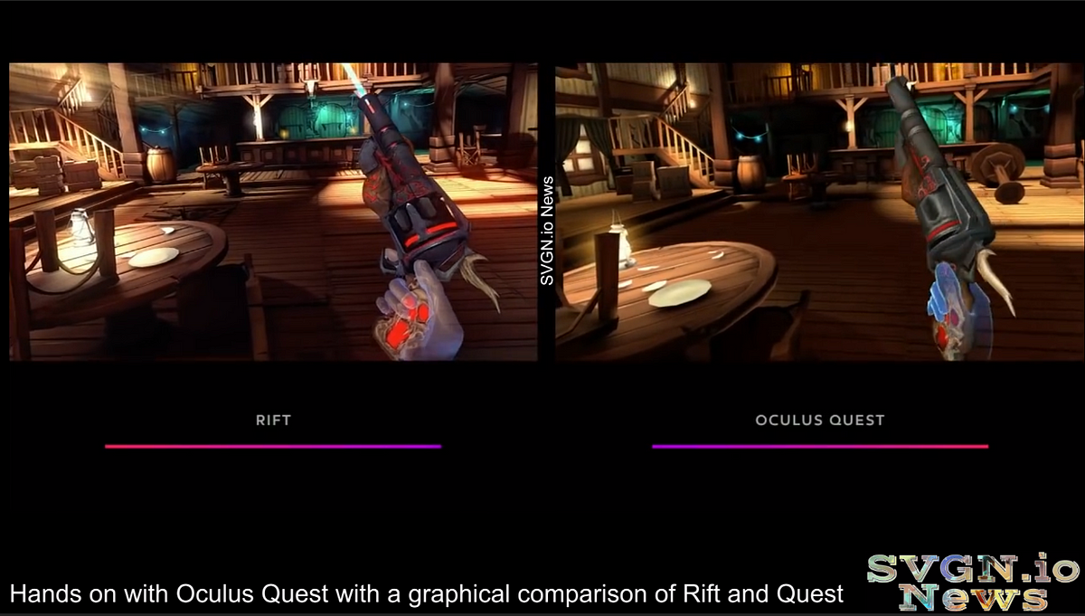 Hands on Video with Oculus Quest + Side by Side Screen Comparison of Rift &  Quest | by SVGN.io | Silicon Valley Global News SVGN.io | Medium