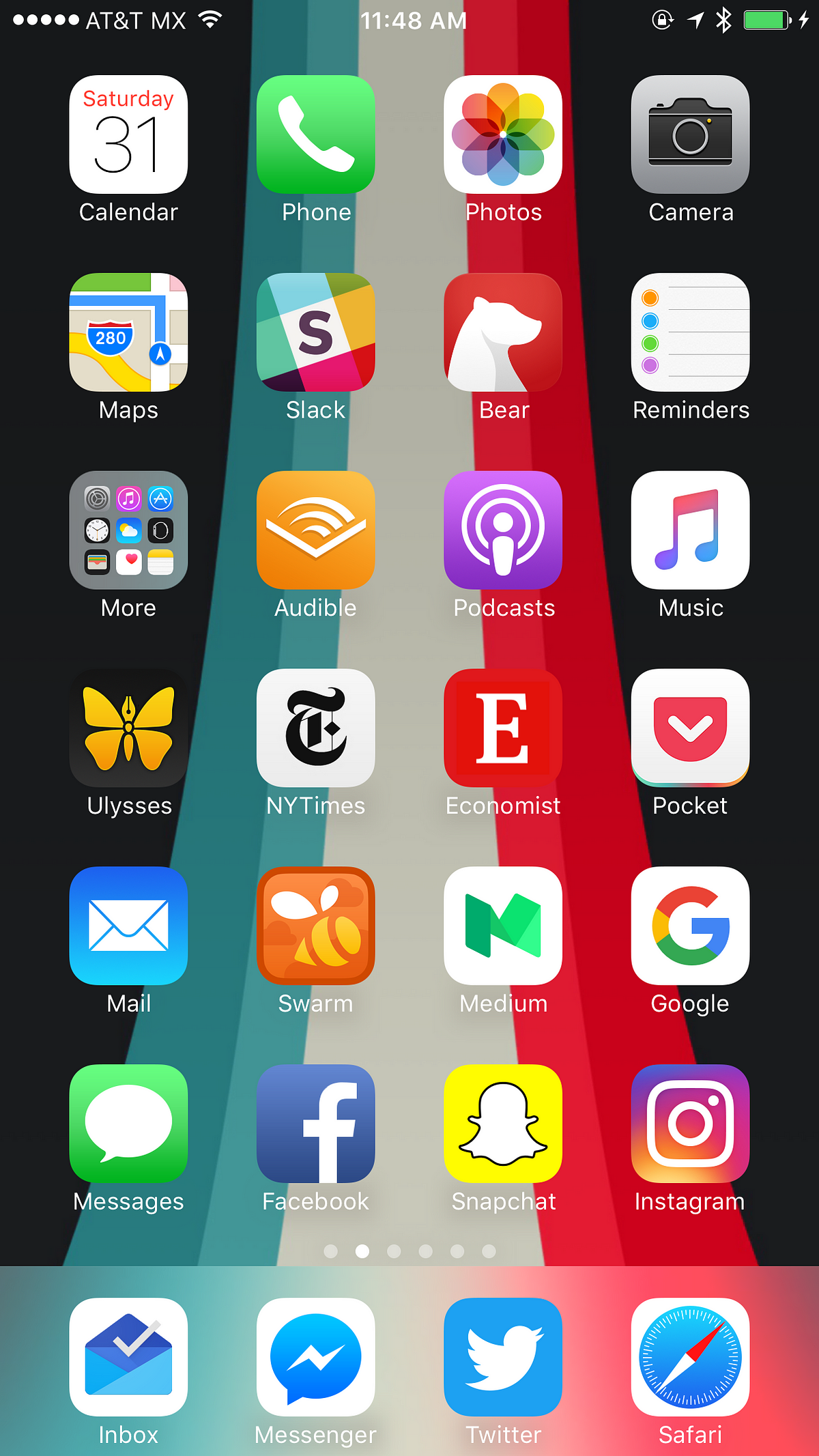 My 2016 Homescreen. Reading, writing, and listening… | by M.G. Siegler