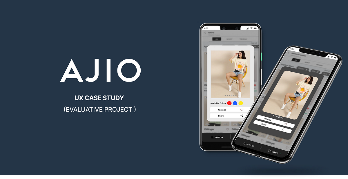 UX-Design Case Study- Evaluative Design Project- Ajio App Redesign | by ...