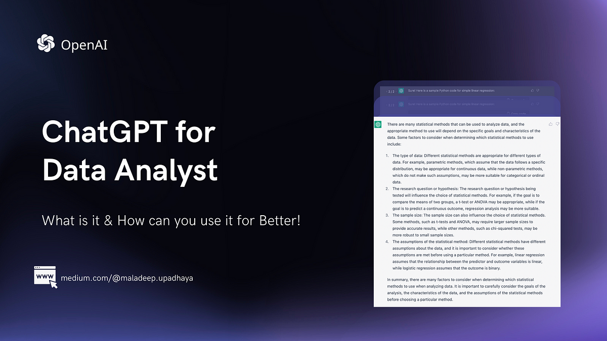 What is ChatGPT and how can you use it better as a data analyst?