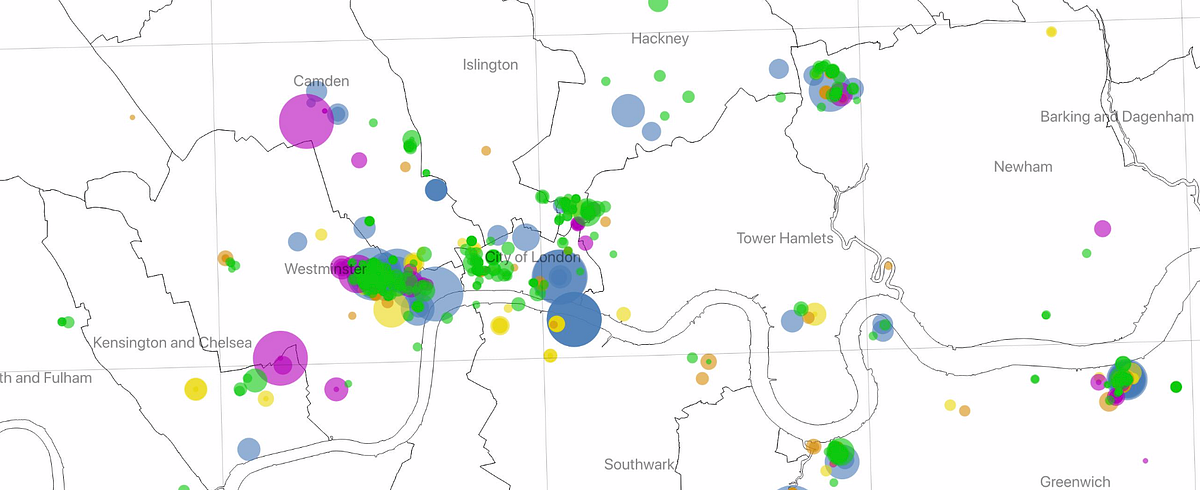 West Springfield Ma Gis Map Visualising Spending Behaviour Through Open Banking And Gis | By Michael  Parker | Towards Data Science