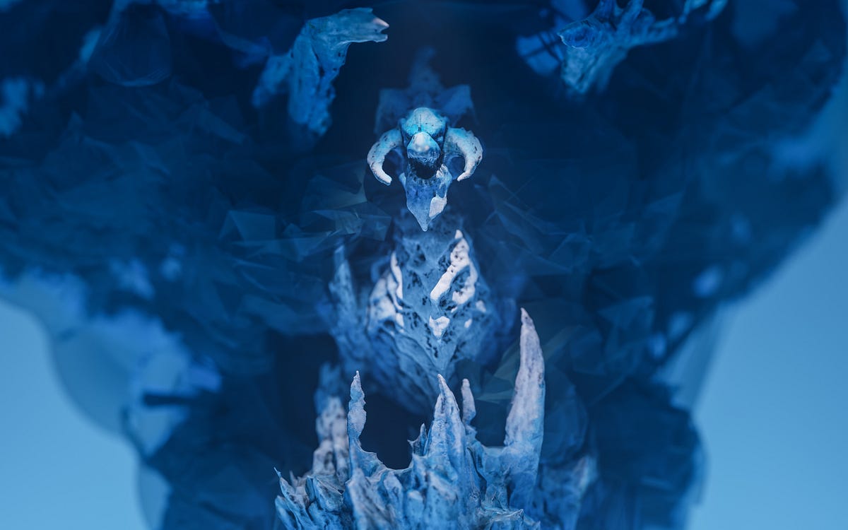 The Blue Stone. Flash Fiction by Lark Morrigan Morrigans Wake Aug