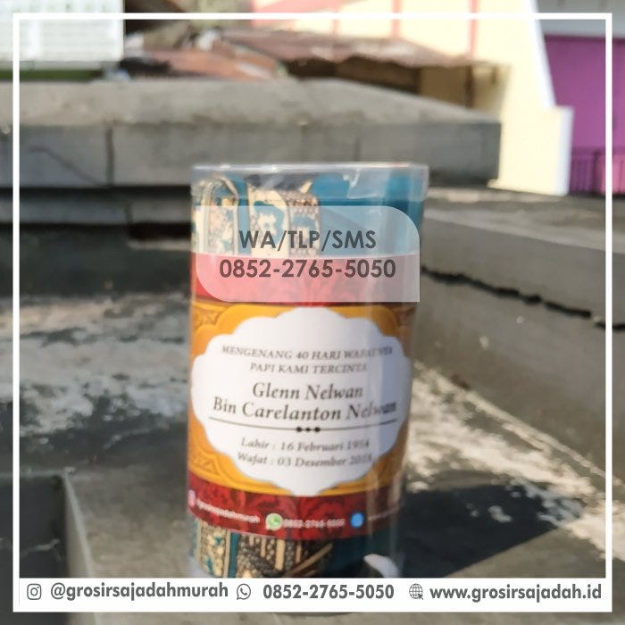 Terbaru Souvenir Tahlilan 40 Hari 62 85227655050