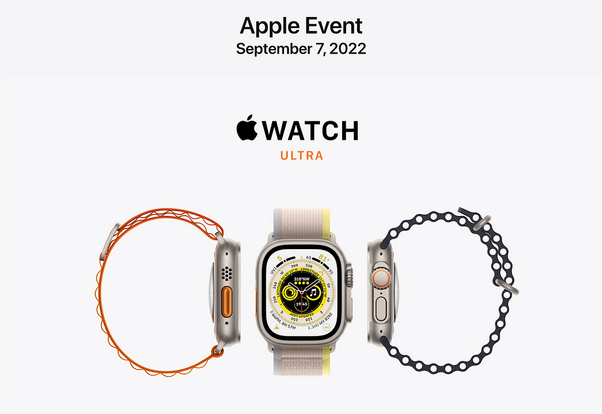 Apple Unveils Apple Watch Ultra. Brand new watch for the most demanding