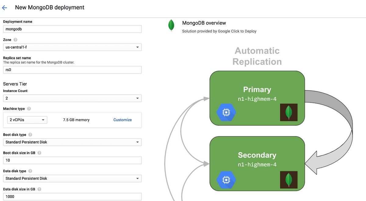 download mongodb for vm instace