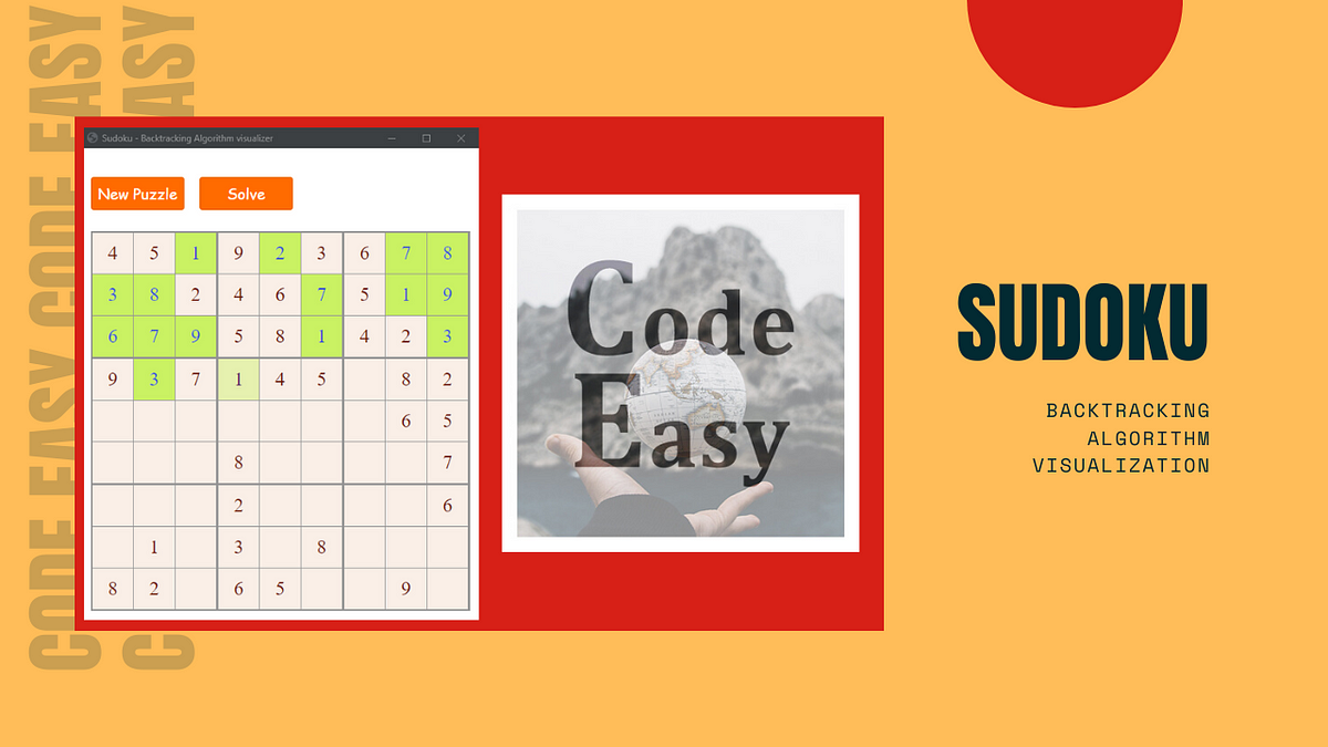 Sudoku Backtracking algorithm and visualization Analytics Vidhya