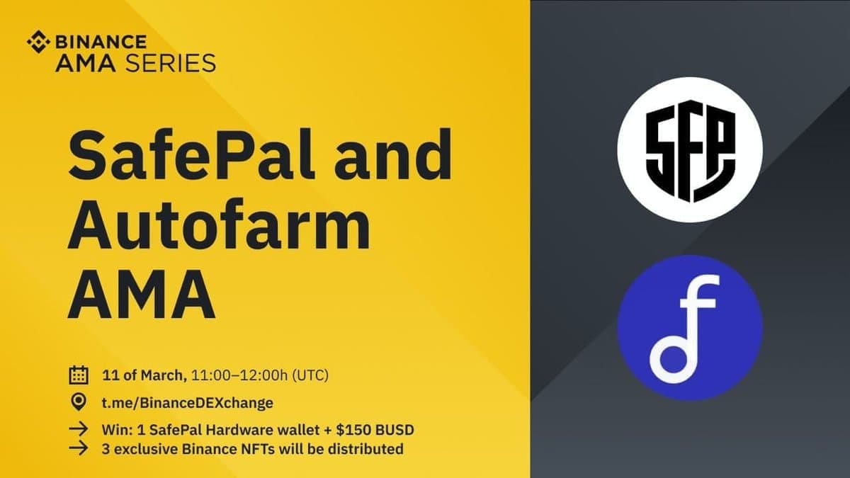 Binance Ama Series Safepal And Autofarm Transcript By Autofarm Network Autofarm Network Medium Binance Ama Series Safepal And Autofarm Transcript By Autofarm Network Autofarm Network Medium