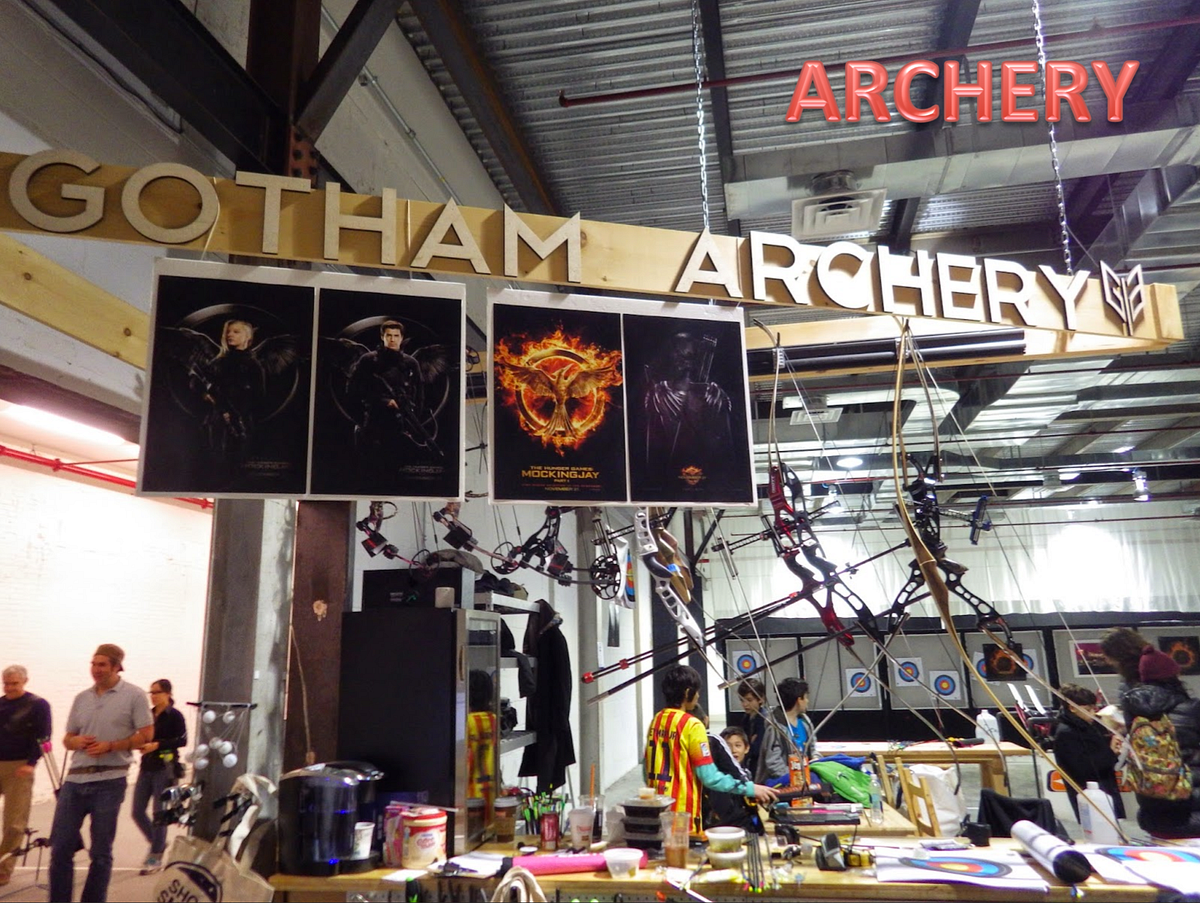 Gotham Archery In Brooklyn. Time Wednesday, March 9, 2016, 800 PM