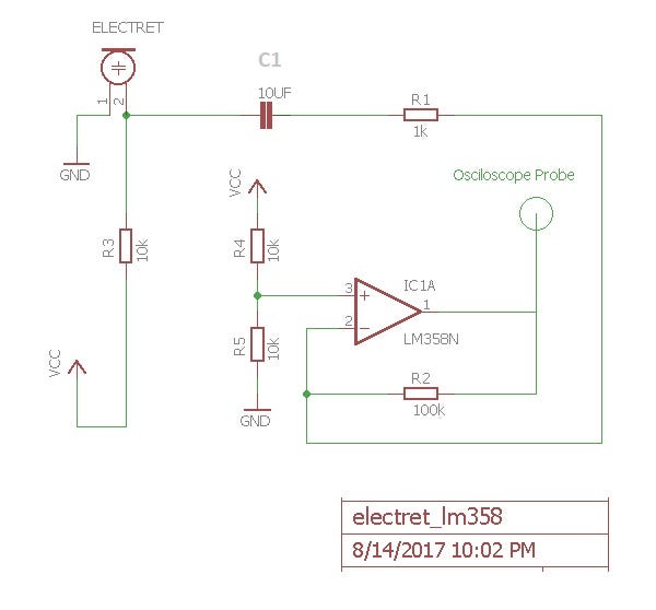 Lm358 Opamp Electret Amplifier Circuit By J3 Jungletronics Medium